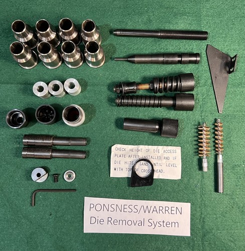 Ponsness warren die - ponsness, removal